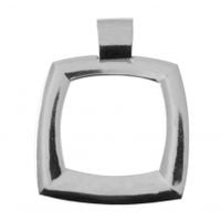 SREBRNY WISIOREK PROSTOKĄT SREBRO PRÓBY 925