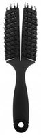 Szczotka do rozczesywania WELLNESS Premium czarna z włosiem dzika M medium