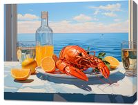 Obraz 90x70cm Homary Nie Do Pary