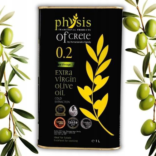 OLIWA Z OLIWEK 1L EXTRA VIRGIN GRECKA W PUSZCE PHYSIS OF CRETE 0.2% ŚWIEŻA na Arena.pl
