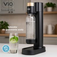 Saturator do wody gazowanej ViO SodaBoom SB-192 + butelka wielorazowa 1L