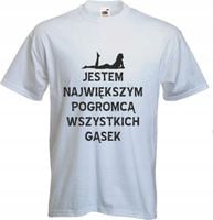 Koszulka z nadrukiem śmieszne koszulki napisy imię