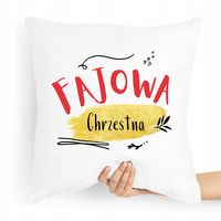 Poduszka Poszewka Dla Chrzestnego Na Prezent Z Nadrukiem Ze Zdjęciem