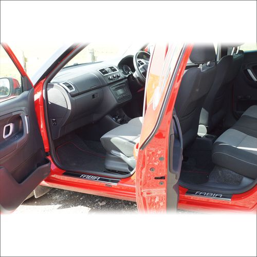 Listwa progowa SKODA FABIA MK2 Stal nierdzewna 304 połysk 4szt na Arena.pl