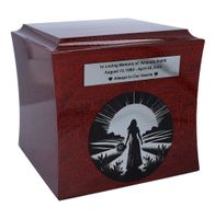 Urna dla kobiety Unikalna urna kremacyjna / Plakietka