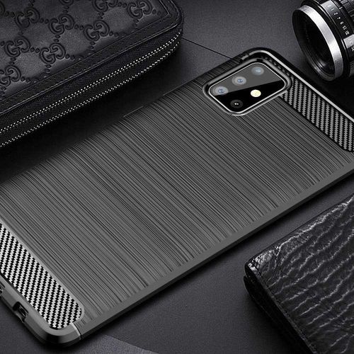 Spacecase Carbon Galaxy A71 Czarny na Arena.pl