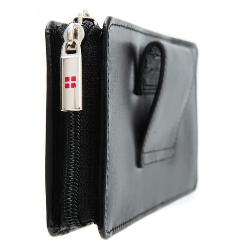 ALBATROSS etui skórzane płaskie na telefon ze szlufką na pasek J010 czarne na Arena.pl