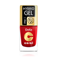 Delia Lakier do paznokci - nr 01 Czerwony - 10ml