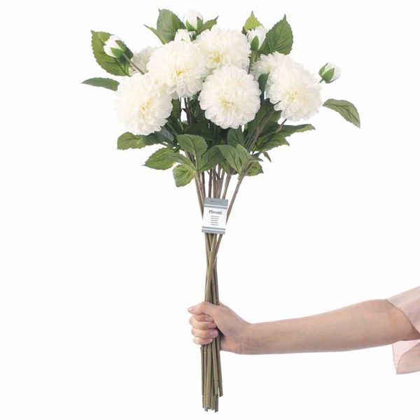 ARTFLOWER/AH/PIWONI/WHITE/10PCS zdjęcie 1