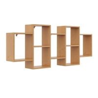 Duża półka ścienna, regał wiszący, 161x18x66 cm, olcha, mat | TYLETEGOTU