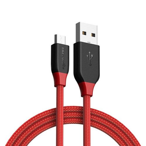 Kabel Micro USB AmpCore BlitzWolf BW-MC4 1m (czerwony) na Arena.pl