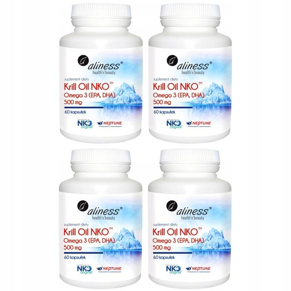 4x Krill Oil NKO Aliness Olej z Kryla NEPTUNE zdjęcie 1
