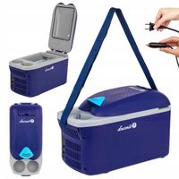 LODÓWKA TURYSTYCZNA Samochodowa Na Ramię Funkcja Grzania 12V/230V 8L +Pasek