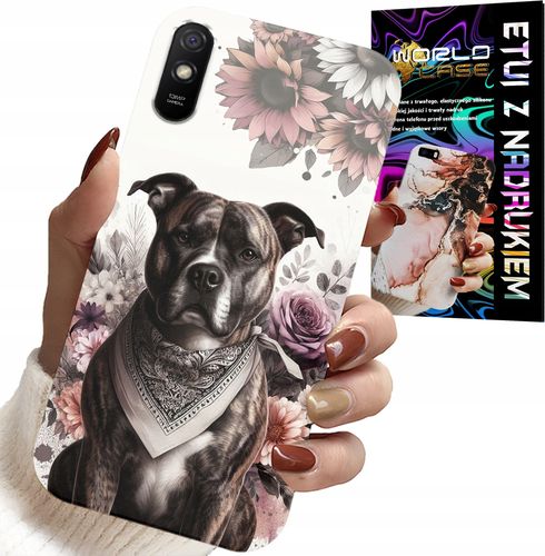 ETUI DO XIAOMI REDMI 9A - PITBULL GROŹNE PSY FUTERAŁ PLECKI CASE na Arena.pl