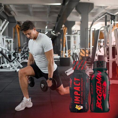 TREC BOOGIEMAN SHOT 100ml x12 PRZEDTRENINGÓWKA PUMP SIŁA POMPA IMPACT SHOT na Arena.pl