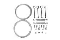 ZESTAW DO MONTAŻU ŻAGLI ROZSUWANYCH DO METALU Z 2 LINKAMI