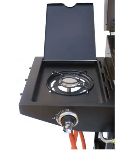 GRILL GAZOWY WÓZEK 4.1 (14,8 KW) Z RUSZTEM ŻELIWNYM + POKROWIEC na Arena.pl