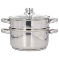 PAROWAR GARNEK do gotowania na PARZE STALOWY KonigHOFFER Senso 22 cm 3 el