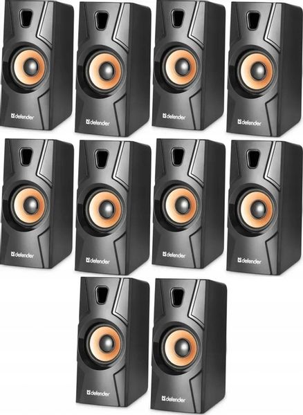 Głośnik Defender Aurora S8 8W 2 szti (system akustyczny 2.0) czarny x5 zdjęcie 1