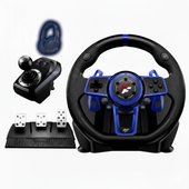 kierownica wyścigowa biegi i pedały - f111 pc/ps5/switch + słuchawki