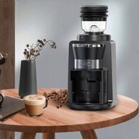 EKSPRES DO PRZELEWOWY KAWY WBUDOWANY MŁYNEK MLYNKIEM CZARNY EKSPRES KAWY