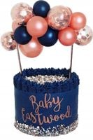 TOPPER BALONOWY NA TORT GRANATOWY DEKORACJA NA IMPREZĘ URODZINOWĄ