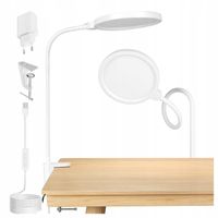 Lampka Na Biurko Biurkowa LED Do Czytania Regulowana Włącznik 10W 3 barwy