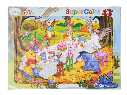 PUZZLE RAMKOWE Kubuś PUCHATEK 15 ELEM na Arena.pl