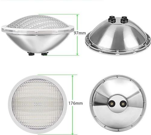 LyLmLe Oświetlenie basenowe LED PAR56 ze stali nierdzewnej 30 W na Arena.pl