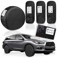 ZESTAW 4 SZT POKROWCE NA KOŁA OPONY FELGI 17-20 CALI POKROWIEC WODOODPORNE