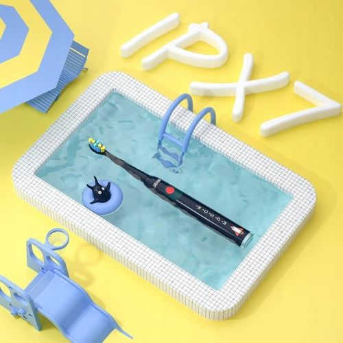 Szczoteczka soniczna dla dzieci 3-12 lat niebieska SEAGO SG-2303 USB-C na Arena.pl