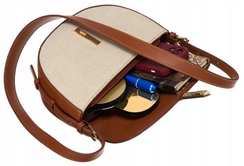 Torebka listonoszka damska Peterson płócienna canvas elegancka na ramię na Arena.pl