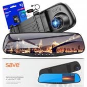 WIDEOREJESTRATOR W LUSTERKU KAMERA SAMOCHODOWA COFANIA REJESTRATOR JAZDY