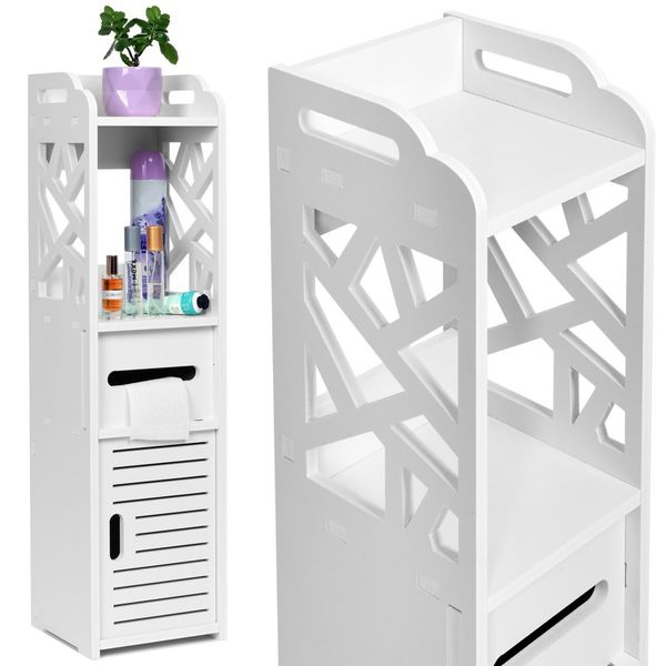 Szafka stojąca do łazienki MALTA biała zdjęcie 1