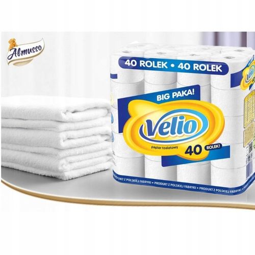 Papier toaletowy 3 warstwowy Almusso BIG 40 rolek biały na Arena.pl