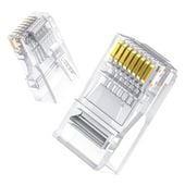 Wtyczki RJ45 UGREEN Cat 6 10szt. Złącza Pozłacane DO Kabla Sieciowego