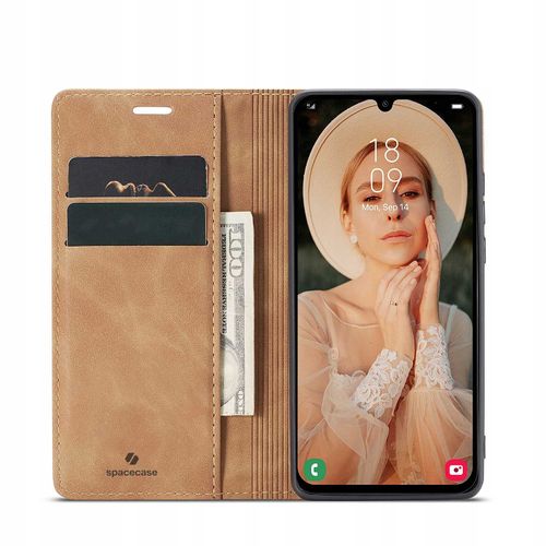 Spacecase Wallet Galaxy A24 Light Brown na Arena.pl