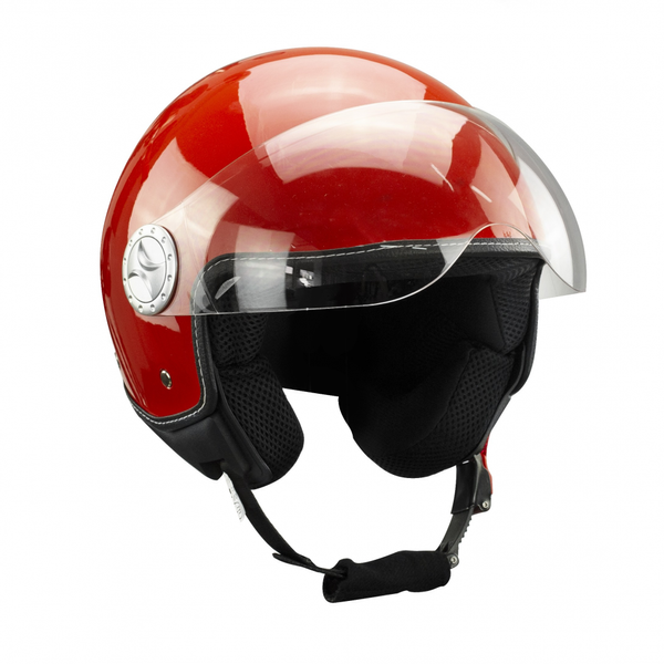 Kask na skuter motocyklowy otwarty BB 592 L czerwony zdjęcie 2