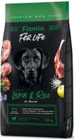 FITMIN DOG FOR LIFE sucha karma dla psa JAGNIĘCINA RYŻ 12 kg
