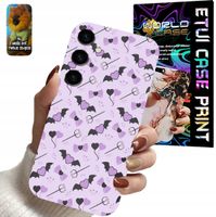ETUI CASE SAMSUNG GALAXY S24 FE DIABEŁEK WIDEŁKI SERDUSZKA KOKARDKI + FOLIA