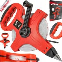 MIARA TAŚMA MIERNICZA METRÓWKA ZWIJANA MIARKA 50M