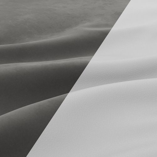 Narożnik z otomaną, prawy, BOSCO, ekoskóra, 230x200x89, biały| TYLETEGOTU na Arena.pl