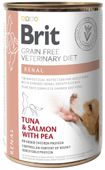 Brit Grain Free Veterinary Diet Dog Renal Tuńczyk, Łosoś I Groszek 400g