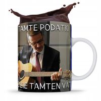 Kubek Politycy Morawiecki Gitara Pis Prywatki Z Nadrukiem Ze Zdjęciem
