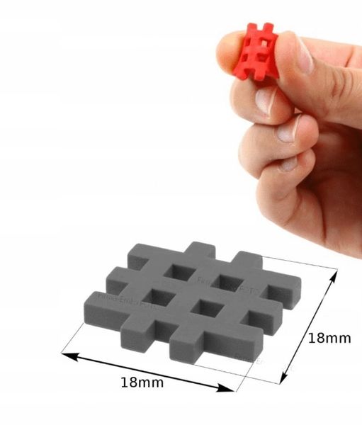 Marioinex Micro Waffle 150 elementów LIS / LISEK - obraz puzzle zdjęcie 5