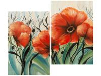 80X70CM TANIEC MAKÓW DUO OBRAZ