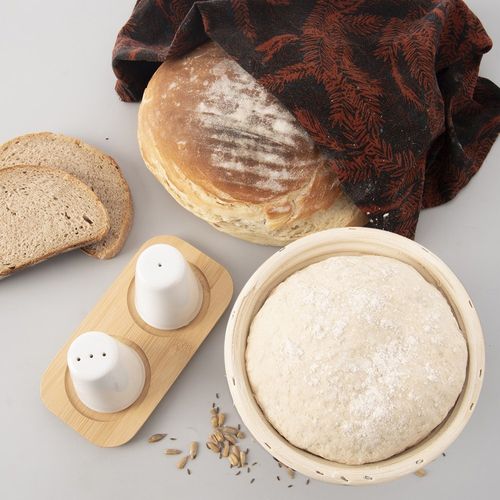 Koszyk Rattanowy do Wyrastania Formowania Chleba Ciasta na Bochenek 1,2kg na Arena.pl