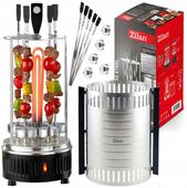 GRILL ELEKTRYCZNY KONTAKTOWY PIONOWY SZASZŁYK OPIEKACZ 900W