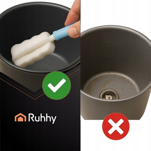 Spieniacz do Mleka Kawy Elektryczny Ruhhy 500W 4w1 Wyświetlacz LED BPA na Arena.pl