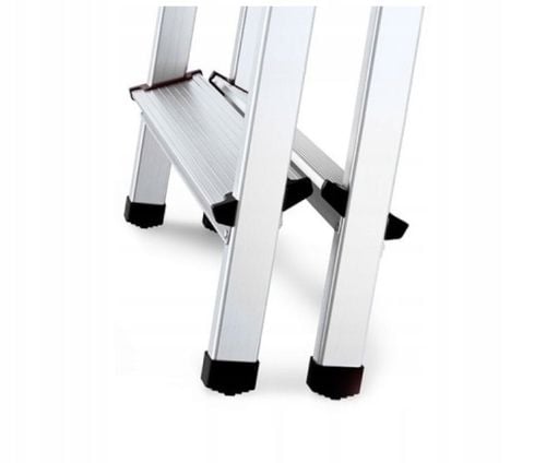 Drabina aluminiowa wolnostojąca dwustronna 4 stopnie 125 kg Magazynuj na Arena.pl